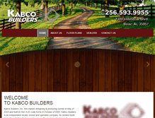 Tablet Screenshot of kabcobuilders.com